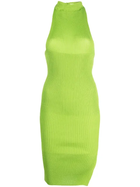 A. ROEGE HOVE Emma ribbed-knit dress Green C08M041