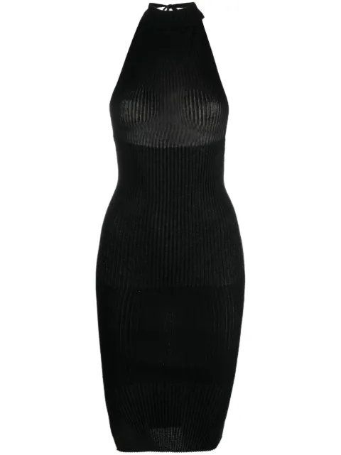 A. ROEGE HOVE Emma ribbed-knit dress Black C08M041