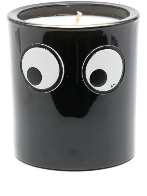 Anya Hindmarch small Happy Days wax candle Black 175357