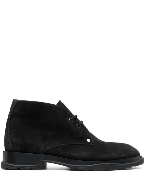 Alexander McQueen lace-up suede boots Black 728255WIA5P