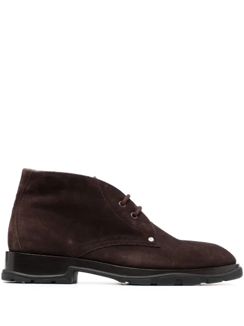 Alexander McQueen lace-up suede boots Brown 728255WIA5N