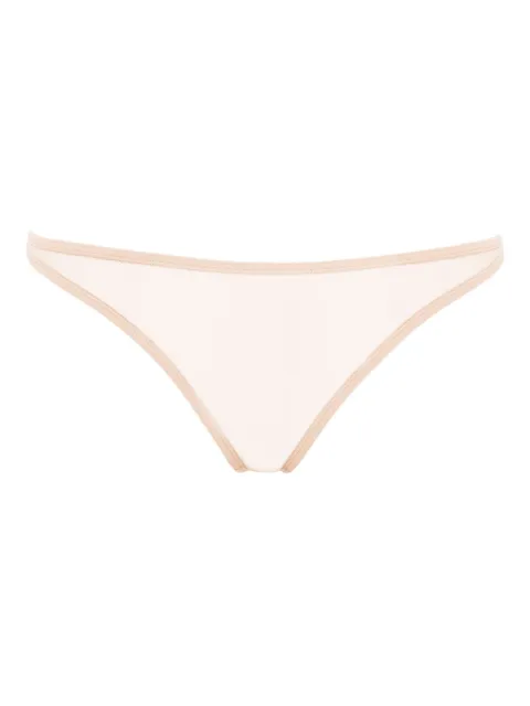 ERES Promesse sheer mesh tanga briefs Neutrals 610539