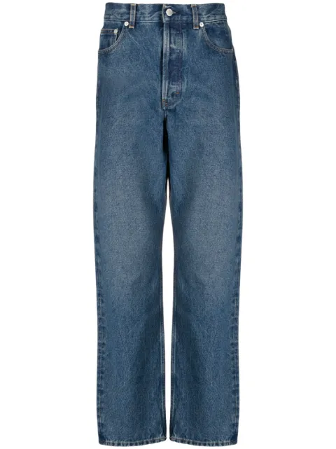 AMBUSH high-rise loose-fit jeans Blue BMYA002S23DEN0014900