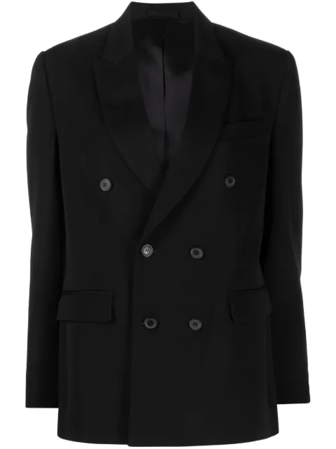 WARDROBE.NYC double-breasted wool blazer Black W4007PC