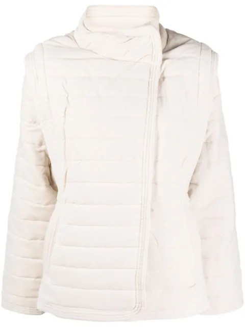 MARANT ÉTOILE Areta puffer gilet Neutrals VE0124FAA3E02E