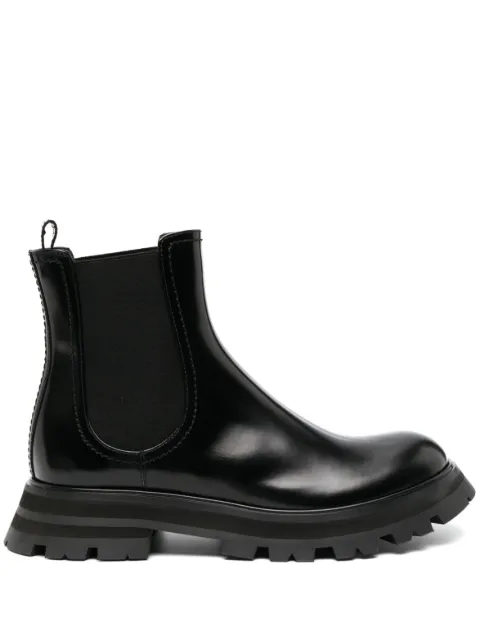 Alexander McQueen Wander Chelsea leather boots Black 757487WIDU1