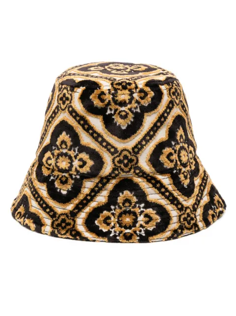 ETRO patterned-jacquard bucket hat Black 143550563