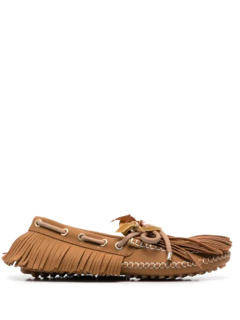 13 09 SR fringed leather loafers Brown PULBRWSS23