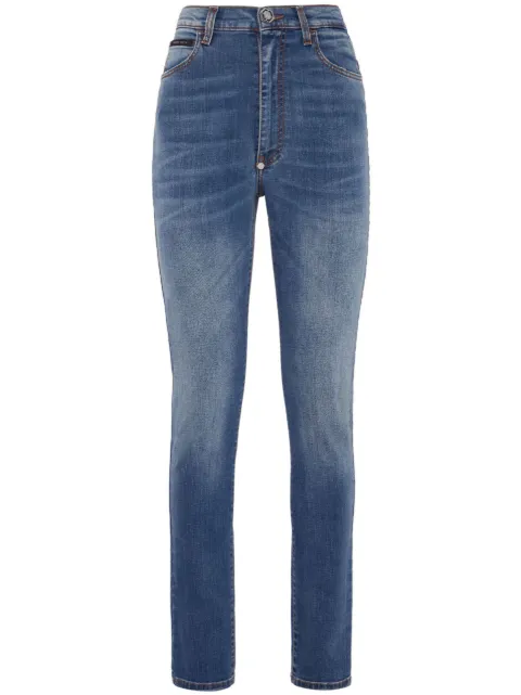 Philipp Plein high-rise skinny jeans Blue FACCWDT2392PDE004N