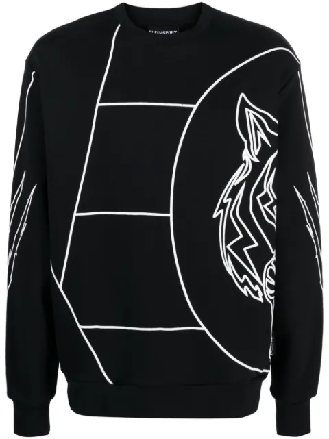 Plein Sport Tiger Court Edition sweatshirt Black FACCMJO1064STE003N