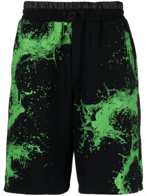 Plein Sport Splash Extreme track shorts Black FACCMJT2145SJO001N