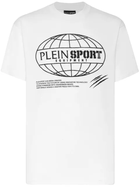 Plein Sport SS Global Express Edition graphic-print T-Shirt White FACCMTK6421SJY001N