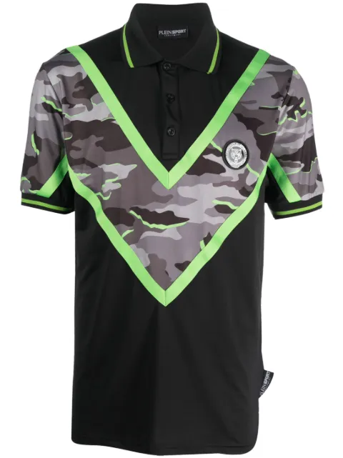 Plein Sport Amazon Edition cotton polo shirt Black FACCMTK6423SJY001N