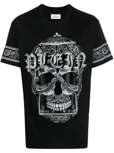 Philipp Plein SS logo-print T-shirt Black FACCMTK6353PJY002N