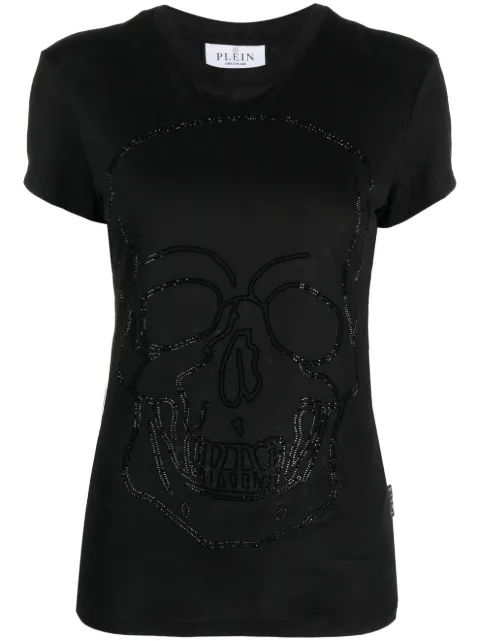 Philipp Plein Sexy Pure Fit Skull crew-neck T-shirt Black FACCWTK2915PJY002N