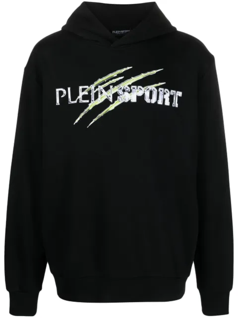 Plein Sport Chrome Scratch Edition hoodie Black FACCMJB3060SJO001N