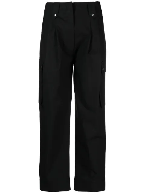 TWINSET cropped straight-leg trousers Black 231TT204G