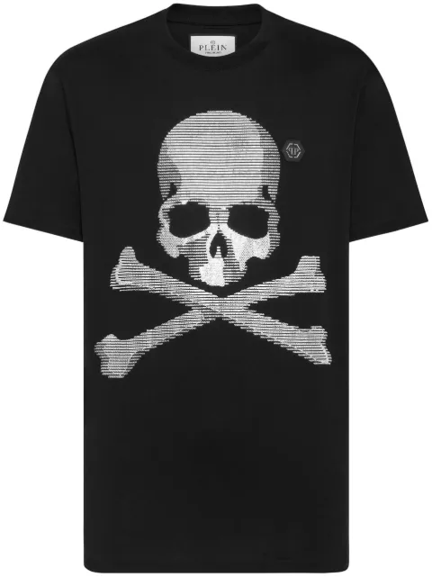 Philipp Plein skull-print short-sleeve T-shirt Black FACCMTK6188PJY002N