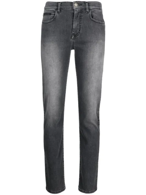 Philipp Plein mid-rise skinny jeans Grey FACCWDT2380PDE004N
