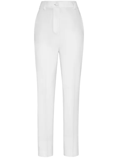 Philipp Plein Cady Office trousers White FACCWRT1399PTE008N