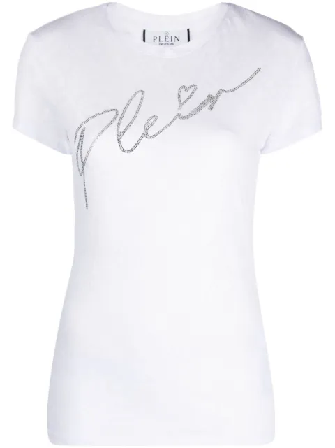 Philipp Plein Sexy Pure Fit crew-neck T-shirt White FACCWTK2916PJY002N