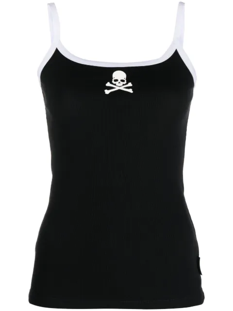 Philipp Plein skull-print tank top Black FACCWTK2925PJY002N