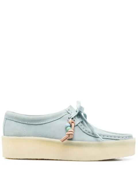 Clarks Originals seam-detail suede loafers Blue 170042