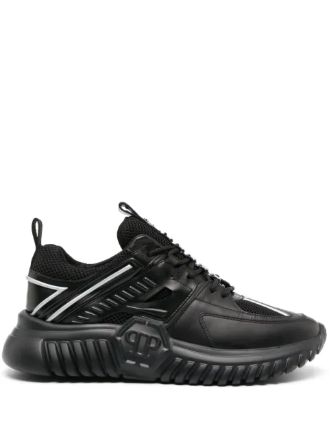 Philipp Plein Runner Hexagon panelled sneakers Black FACSUSC0405PLE075N