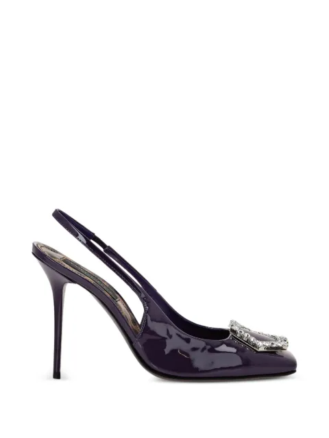 Philipp Plein Decollete heeled pumps Purple FACSWSD0468PLE077N