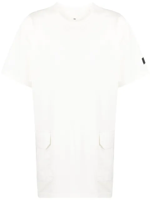 Y-3 logo-patch short-sleeve T-shirt White HZ8863