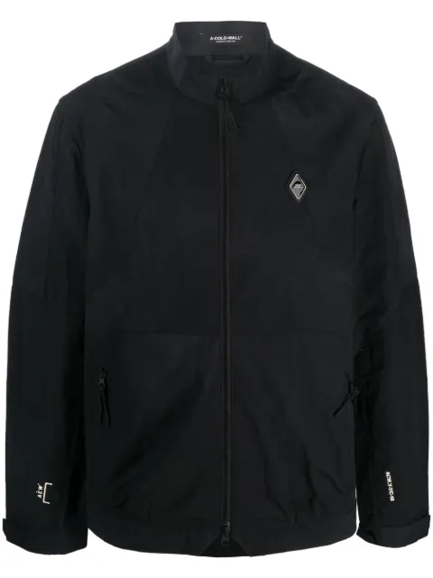 A-COLD-WALL* logo-patch zip-fastening jacket Grey ACWMSH085