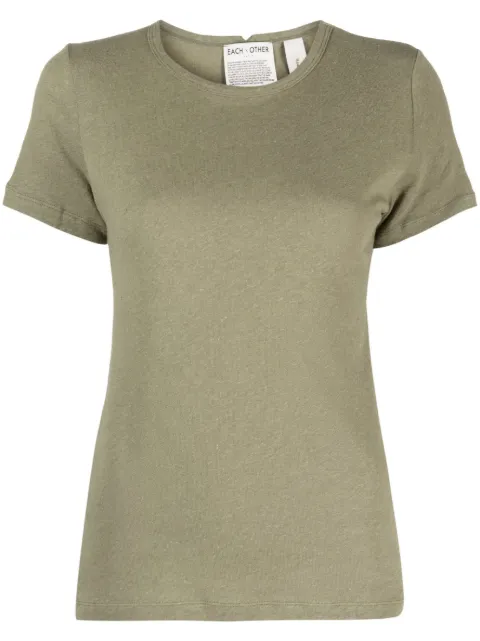 Each X Other short-sleeve mélange T-shirt Green SS23G11060