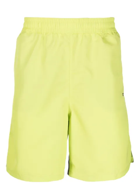 Off-White Diag Surfer striped swim shorts Green OMFD008S23FAB0015010