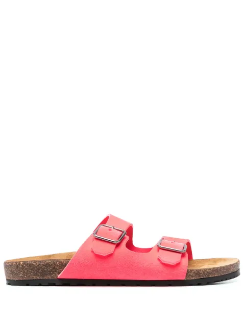 Saint Laurent Jimmy double-strap sandals Pink 732733AABP4