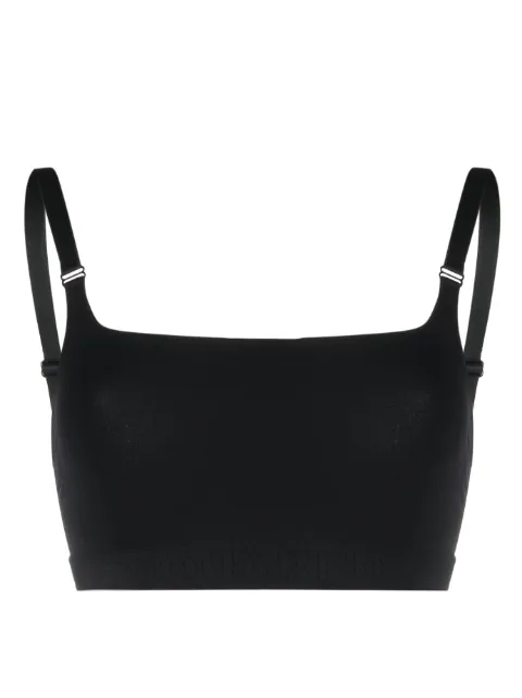 DSQUARED2 logo-underband sports bra Black D8RM04210ISA01