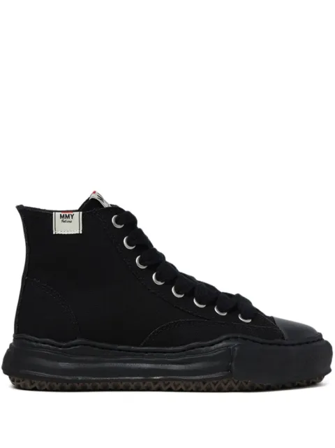 Maison MIHARA YASUHIRO Peterson high-top canvas sneakers Black A01FW701BLKBLK
