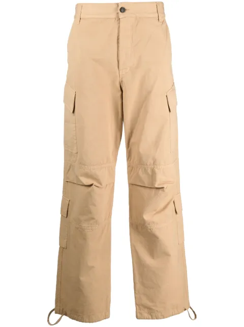 DARKPARK wide-leg cargo trousers Neutrals CDPM018DP571001