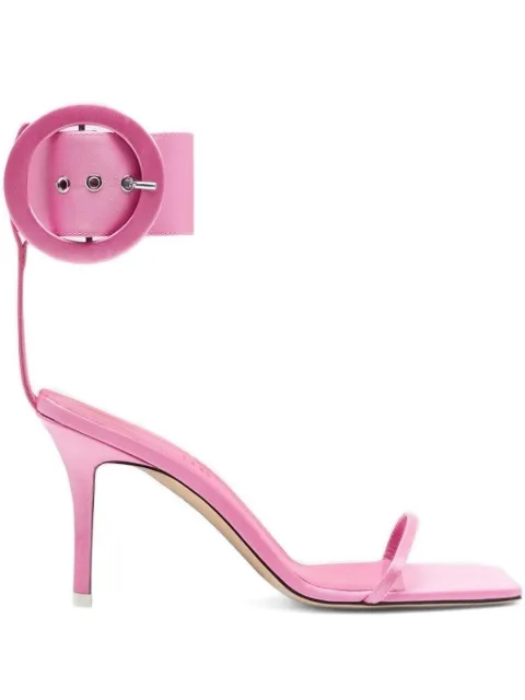 The Attico 85mm Last Night buckled-strap sandals Pink 232WS655V015
