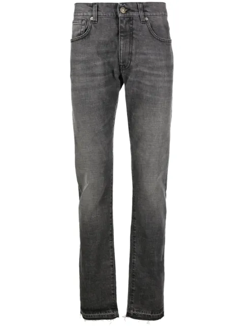 424 logo-patch slim-fit jeans Black 34424PJ02L2236060