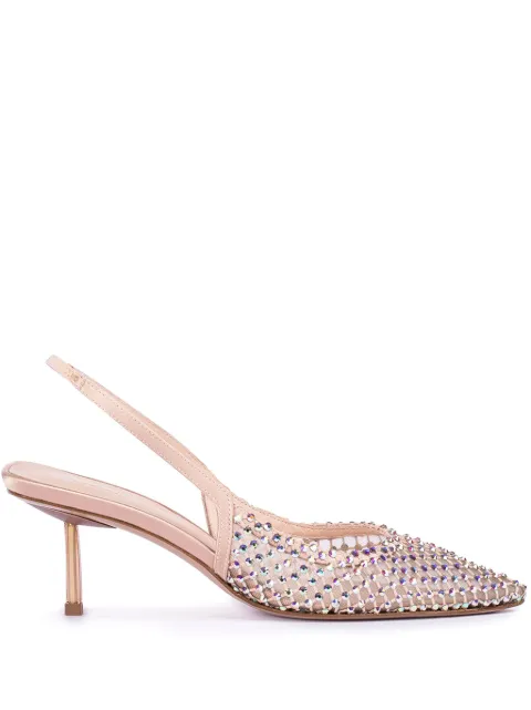 Le Silla Gilda crystal-embellished pumps Pink 2299U060P1PPSAS
