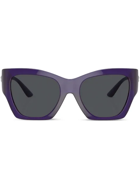 Versace Eyewear logo-plaque square-frame sunglasses Purple VE4452541987