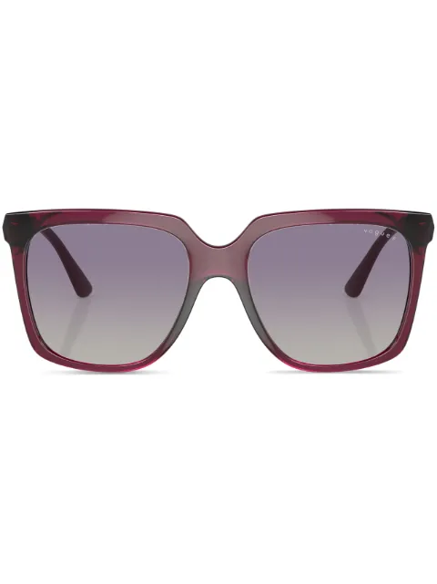 Vogue Eyewear translucent-design square-frame sunglasses Red VO5476SB29898J