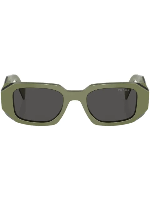 Prada Eyewear rectangle-frame sunglasses Green SPR17W13N5S0