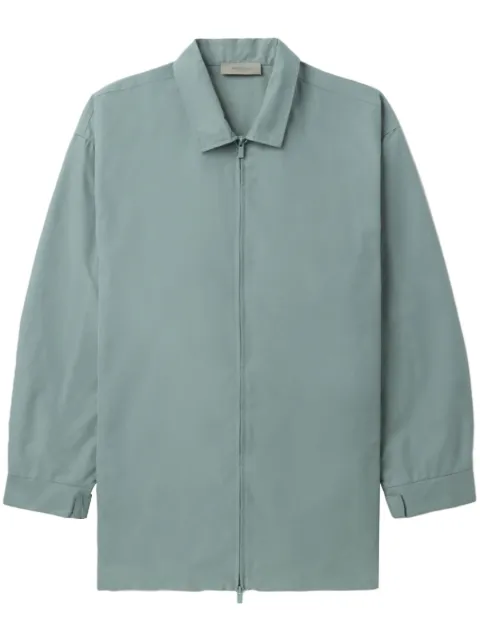 FEAR OF GOD ESSENTIALS Barn logo-appliqué jacket Blue 202BT224191F