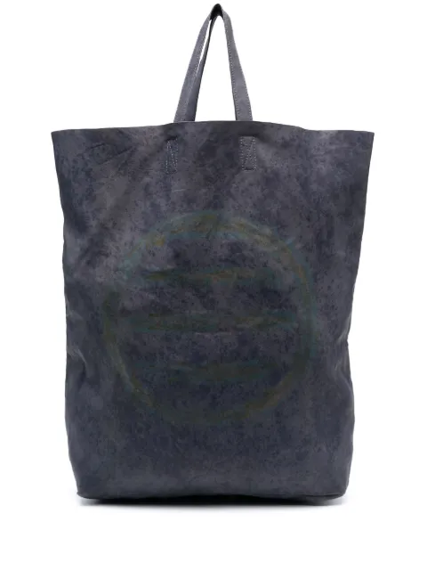Comme Des Garçons Pre-Owned 2010s pre-owned graphic print shopping bag Blue CDG600AA