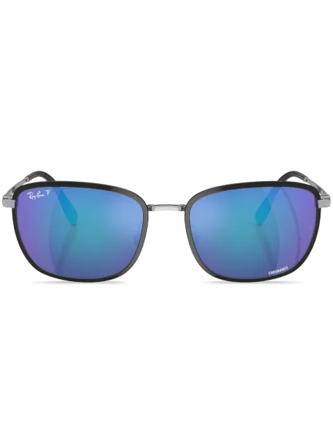 Ray-Ban tinted-lenses square-frame sunglasses Black RB370591444L