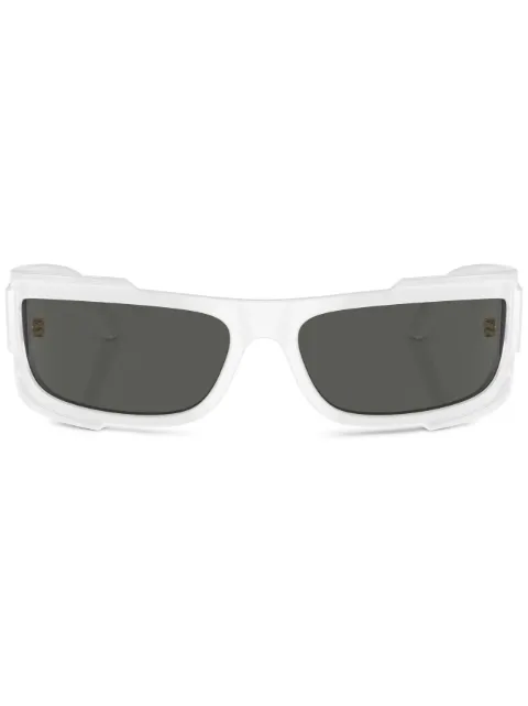 Versace Eyewear Medusa-motif square-frame sunglasses White VE444631487