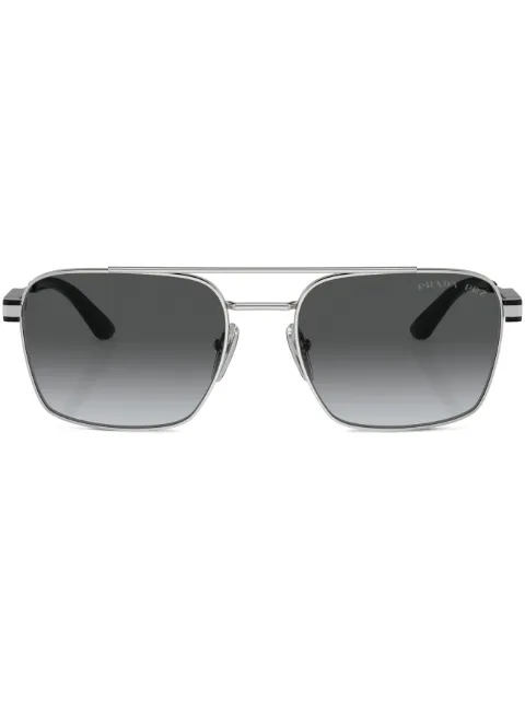 Prada Eyewear square-frame sunglasses Silver SPR67Z1BC5W1