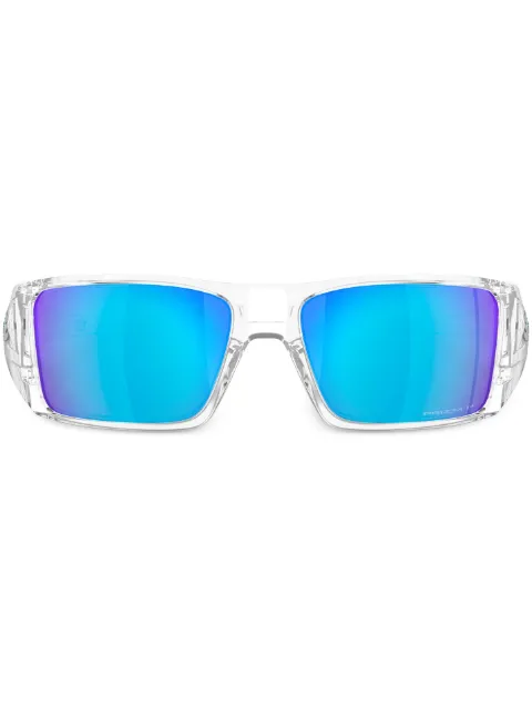 Oakley Heliostat rectangle-frame sunglasses Neutrals OO9231923107
