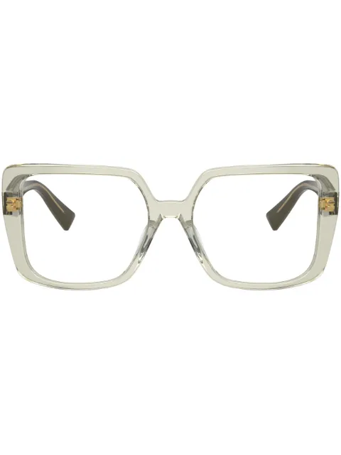 Miu Miu Eyewear oversize-frame glasses Metallic SMU06VV13M1O1